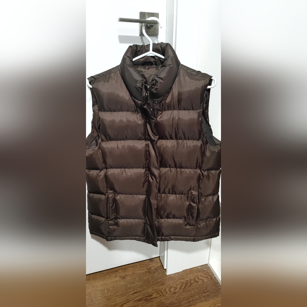 Brown Puffer Vest